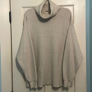 Free People oversized turtleneck sweater